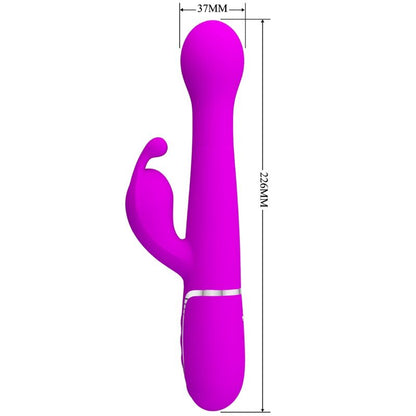 PRETTY LOVE - VIBRATEUR DEJON RABBIT 3 EN 1 MULTIFONCTION VIOLET PRETTY LOVE FLIRTATION
