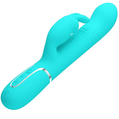 PRETTY LOVE - VIBRATEUR COALE RABBIT PERLES VERT AQUA PRETTY LOVE FLIRTATION