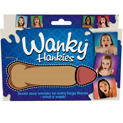 SPENCER & FLEETWOOD - WANKY HANKIES 7 MOUCHOIRS EXTRA LARGES POUR FEMMES SPENCER & FLETWOOD