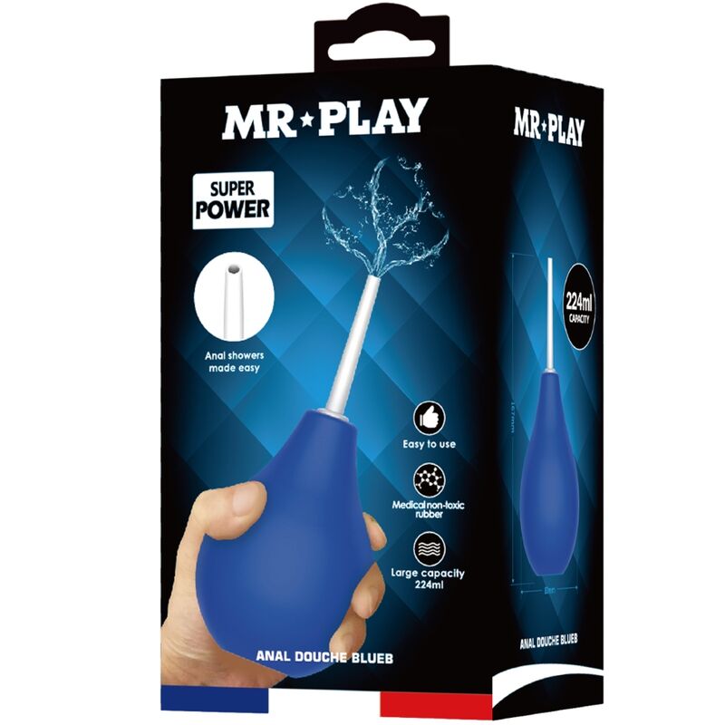 MR PLAY - DOUCHE ANAL BLUEB SUPER POWER BLEU MR PLAY