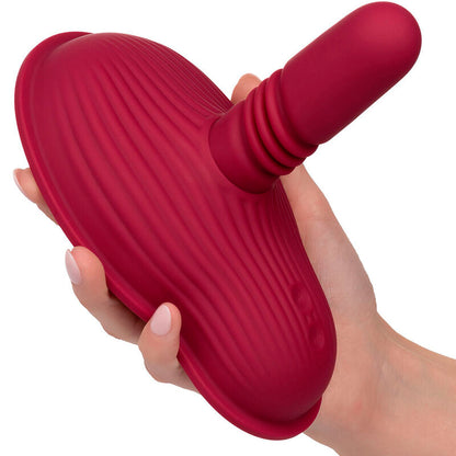 CALEXOTICS - RIDER MASSAGER DOUBLE MOTEUR TÉLÉCOMMANDE ROUGE CALEXOTICS
