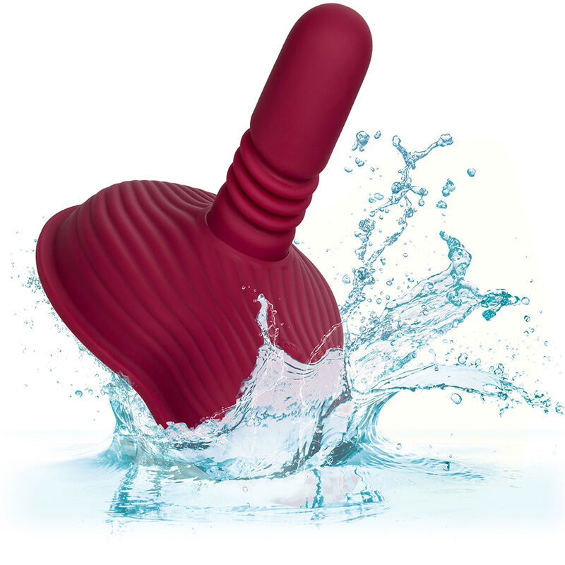 CALEXOTICS - RIDER MASSAGER DOUBLE MOTEUR TÉLÉCOMMANDE ROUGE CALEXOTICS