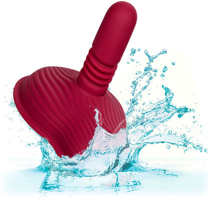 CALEXOTICS - RIDER MASSAGER DOUBLE MOTEUR TÉLÉCOMMANDE ROUGE CALEXOTICS
