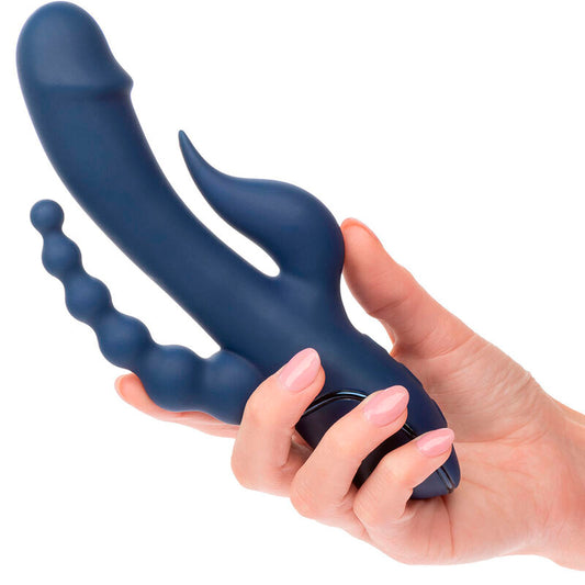 CALEXOTICS - VIBRATEUR TRIPLE ORGASME BLEU CALEXOTICS