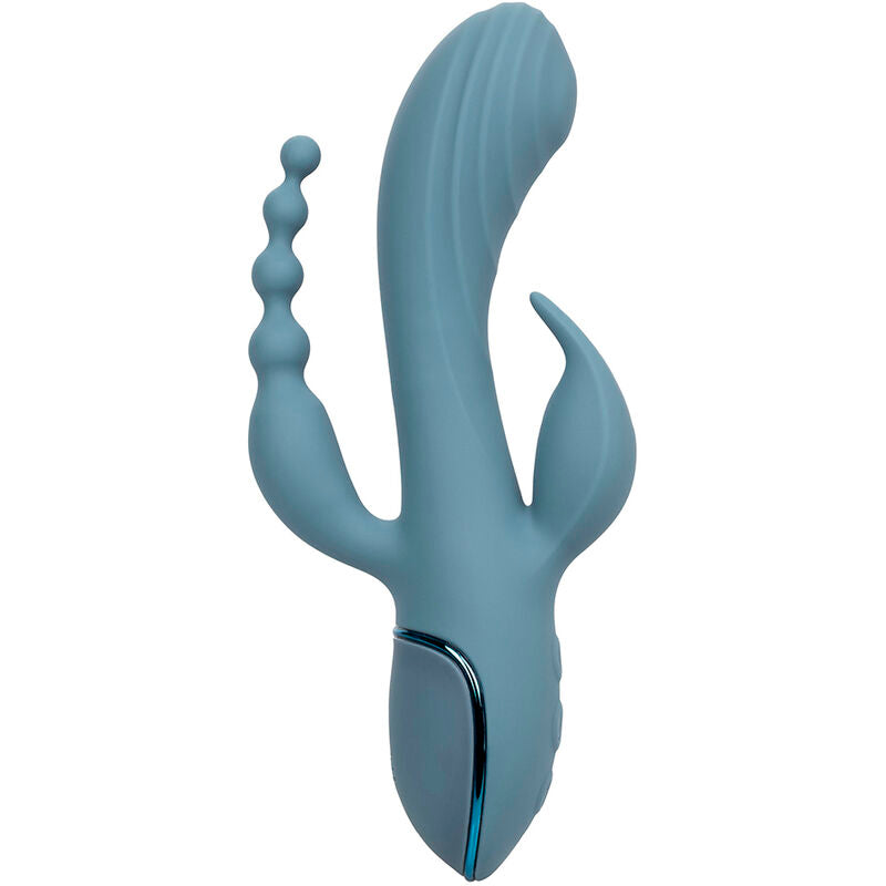 CALEXOTICS - VIBRATEUR TRIPLE ECSTASY GRIS CALEXOTICS