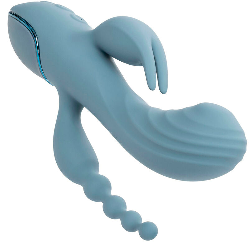 CALEXOTICS - VIBRATEUR TRIPLE ECSTASY GRIS CALEXOTICS