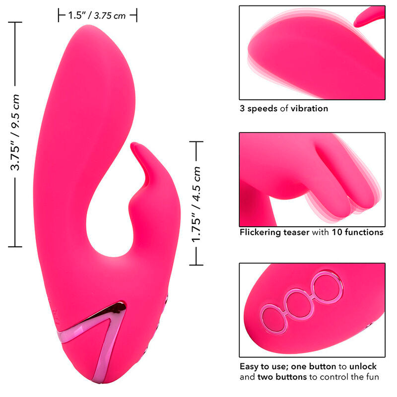 CALEXOTICS - DONC. VIBRATEUR CAL SUNSHINE RABBIT FUCHSIA PAR CALIFORNIA DREAMING CALEXOTICS