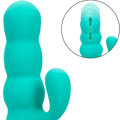 CALEXOTICS - VIBRATEUR DEL MAR DIVA RABBIR AQUA GREEN PAR CALIFORNIA DREAMING CALEXOTICS