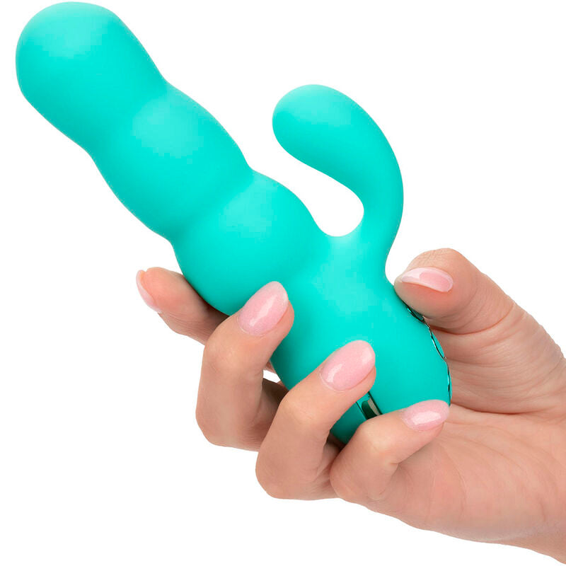 CALEXOTICS - VIBRATEUR DEL MAR DIVA RABBIR AQUA GREEN PAR CALIFORNIA DREAMING CALEXOTICS