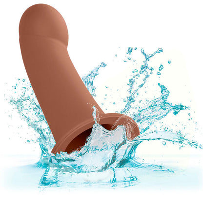 CALEXOTICS - EXTENSION PERFORMANCE MAXX AVEC HARNAIS PEAU BRUN CALEXOTICS