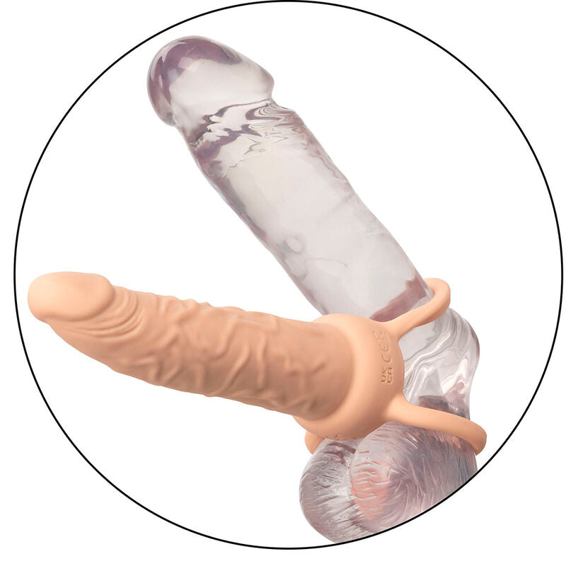 CALEXOTICS - PERFORMANCE MAXX RECHARGEABLE DOUBLE PÉNÉTRATEUR PEAU CLAIRE CALEXOTICS