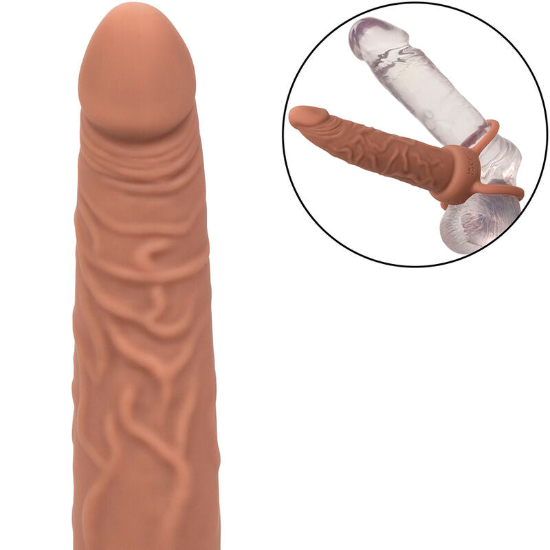 CALEXOTICS - PERFORMANCE MAXX RECHARGEABLE DOUBLE PÉNÉTRATEUR PEAU BRUN CALEXOTICS