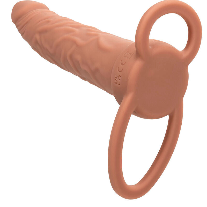 CALEXOTICS - PERFORMANCE MAXX RECHARGEABLE DOUBLE PÉNÉTRATEUR PEAU BRUN CALEXOTICS