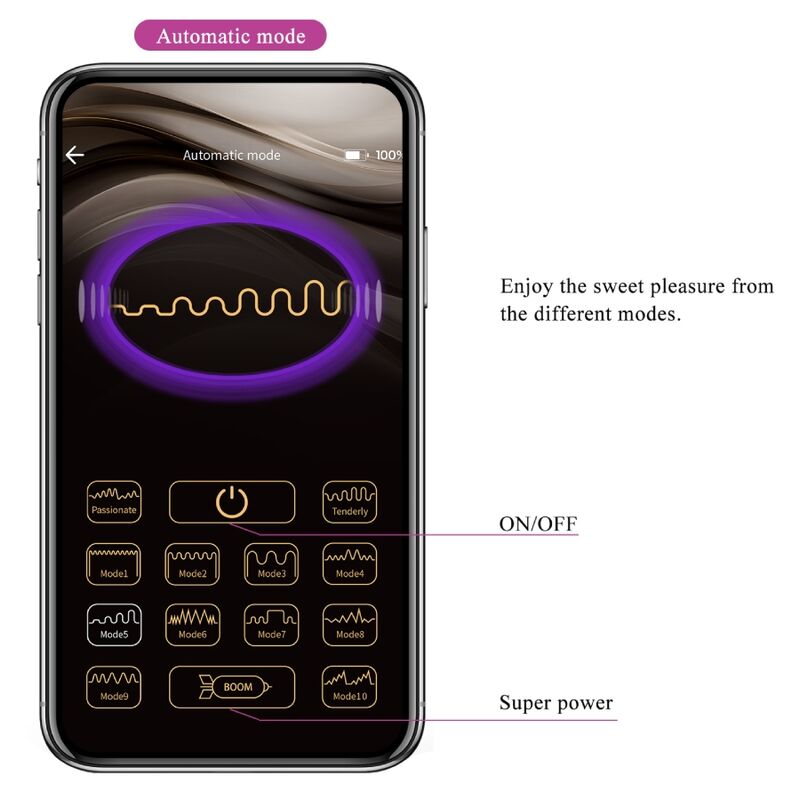 PRETTY LOVE - BAIRD APPLICATION LILA RECHARGEABLE G-SPOT 12 VIBRATIONS PRETTY LOVE FLIRTATION