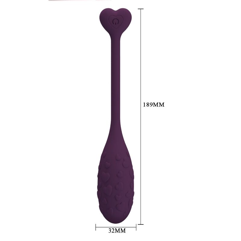PRETTY LOVE - FISHERMAN OEUF VIBRANT CONTRÔLÉ PAR APPLICATION LILA PRETTY LOVE SMART