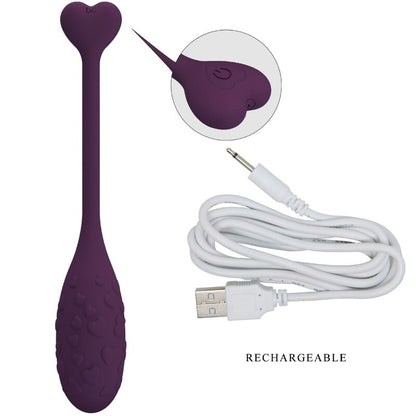 PRETTY LOVE - FISHERMAN OEUF VIBRANT CONTRÔLÉ PAR APPLICATION LILA PRETTY LOVE SMART
