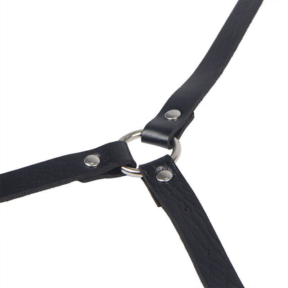 SUBBLIME - HARNAIS DE CORPS EN CUIR NOIR TAILLE UNIQUE SUBBLIME FETISH