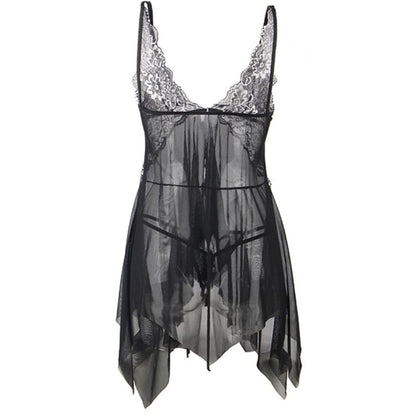 SUBBLIME - BABYDOLL TISSU TULLE POITRINE DENTELLE L/XL SUBBLIME BABYDOLLS