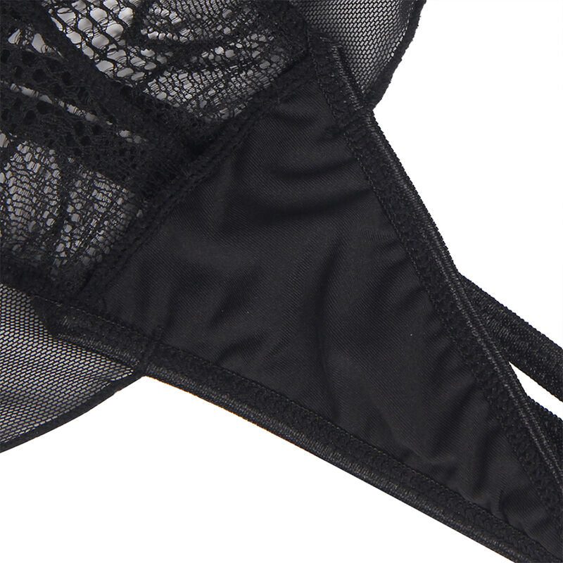 SUBBLIME - TEDDY HALTER NECK DOS NU DENTELLE NOIR S/M SUBBLIME BODIES