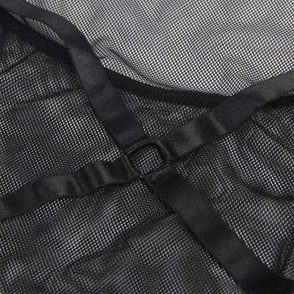 SUBLLIME - ROBE TRANSPARENTE  COL DOS NOIR L/XL SUBBLIME DRESSES