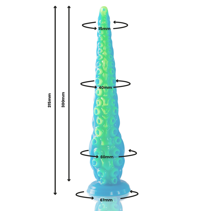 EPIC - GODE TENTACLE MINCE FLUORESCENT SCYLLA GRANDE TAILLE EPIC