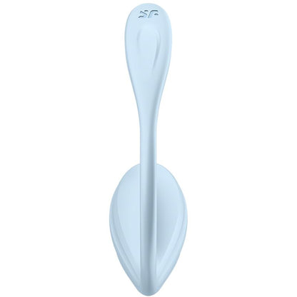SATISFYER - APPLICATION GRATUITE STIMULATEUR DE POINT G PÉTALE LISSE BLEU CIEL SATISFYER PARTNER