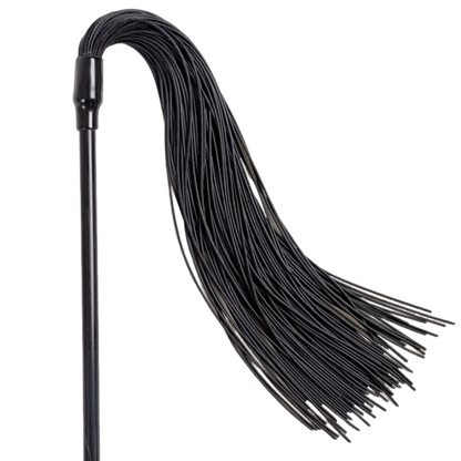 SECRET PLAY - DUSTER + FOUET NOIR SECRETPLAY 100% FETISH