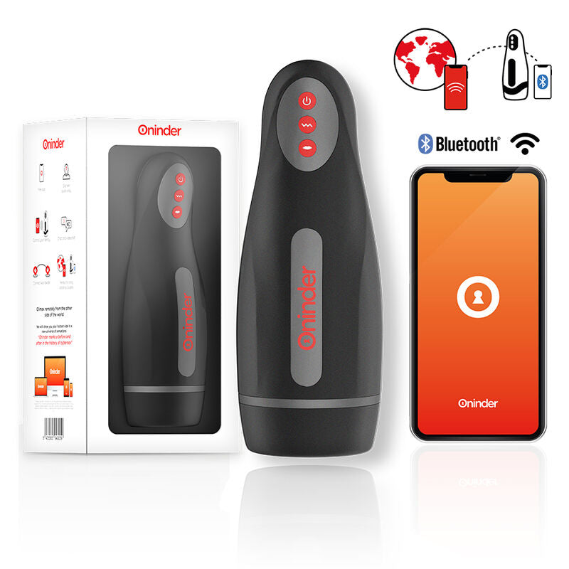 ONINDER - MASTURBATEUR RECHARGEABLE POUR HOMME SEOUL 10 VITESSES - APPLICATION GRATUITE ONINDER