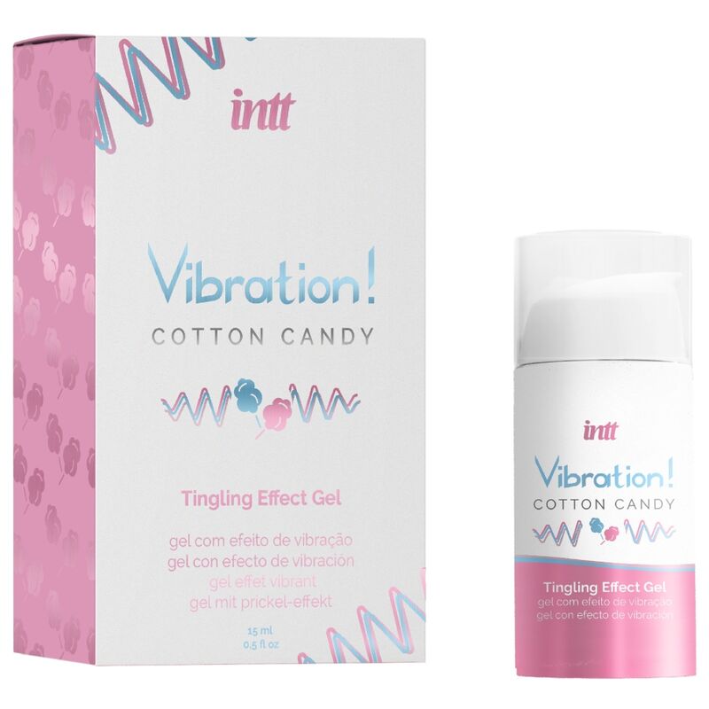 INTT - GEL VIBRATEUR LIQUIDE DE BARBE À PAPA PUISSANT STIMULANT INTIME 15 ML INTT UNISEX AROUSAL GEL