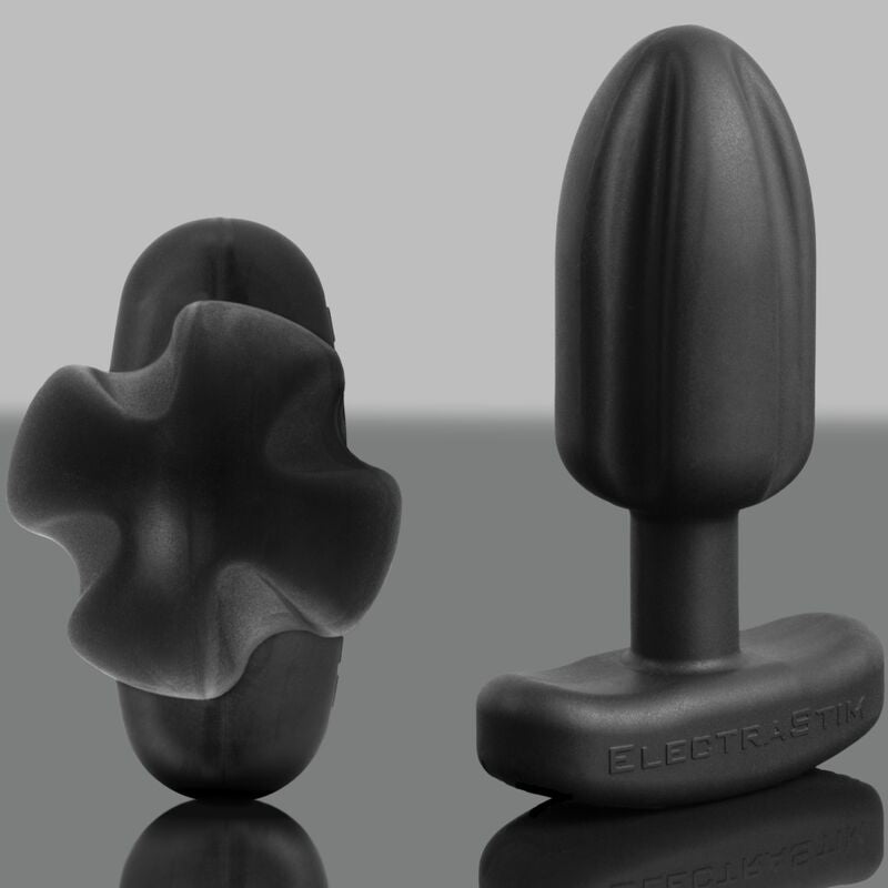 ELECTRASTIM - PLUG ANAL TARTARE QUADRIPOLAR SILICONE NOIR ELECTRASTIM