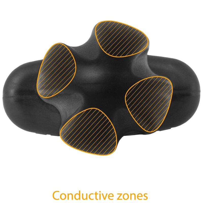ELECTRASTIM - PLUG ANAL TARTARE QUADRIPOLAR SILICONE NOIR ELECTRASTIM
