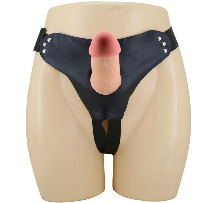 PRETTY LOVE - MAVIS HARNAIS CULOTTE UNIVERSELLE AVEC GODE 19 CM NATUREL PRETTY LOVE
