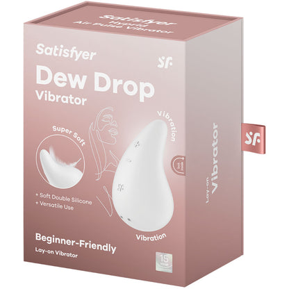 SATISFYER - VIBRATEUR DEW DROP LAY-ON BLANC SATISFYER LAYONS