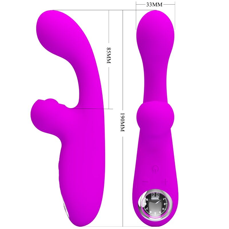 PRETTY LOVE - SKYLAR VIBRATEUR STIMULATEUR VIOLET PRETTY LOVE FLIRTATION
