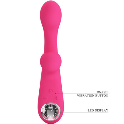 PRETTY LOVE - SKYLAR VIBRATEUR STIMULATEUR ROSE PRETTY LOVE FLIRTATION