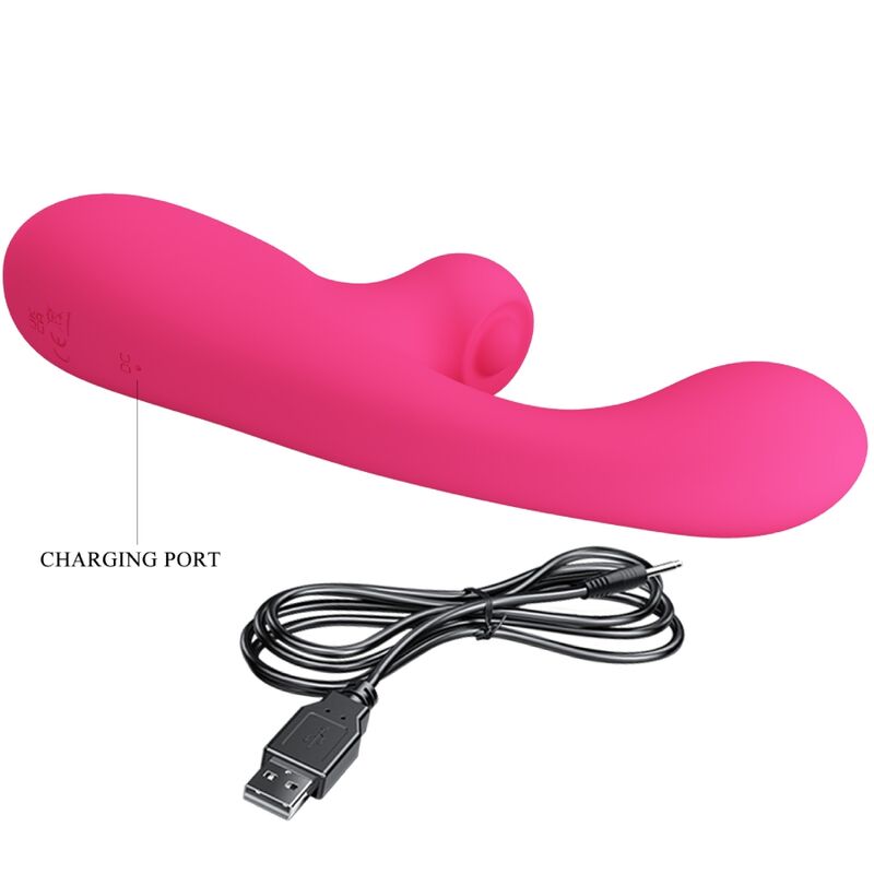 PRETTY LOVE - SKYLAR VIBRATEUR STIMULATEUR ROSE PRETTY LOVE FLIRTATION