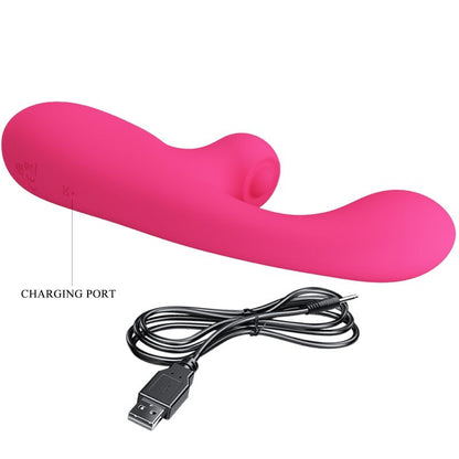 PRETTY LOVE - SKYLAR VIBRATEUR STIMULATEUR ROSE PRETTY LOVE FLIRTATION