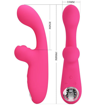 PRETTY LOVE - SKYLAR VIBRATEUR STIMULATEUR ROSE PRETTY LOVE FLIRTATION