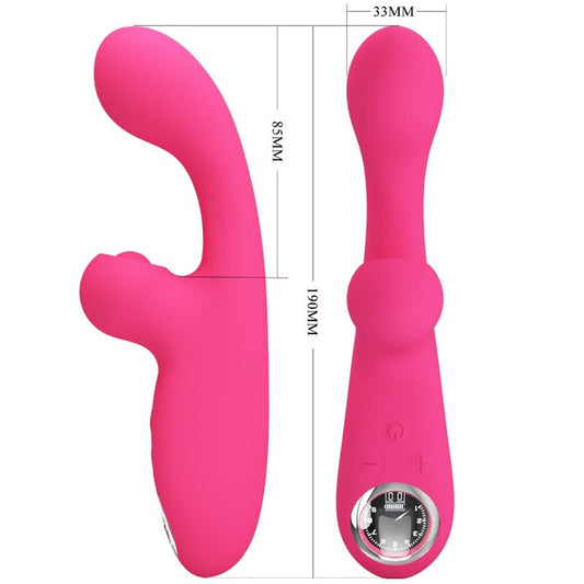PRETTY LOVE - SKYLAR VIBRATEUR STIMULATEUR ROSE PRETTY LOVE FLIRTATION