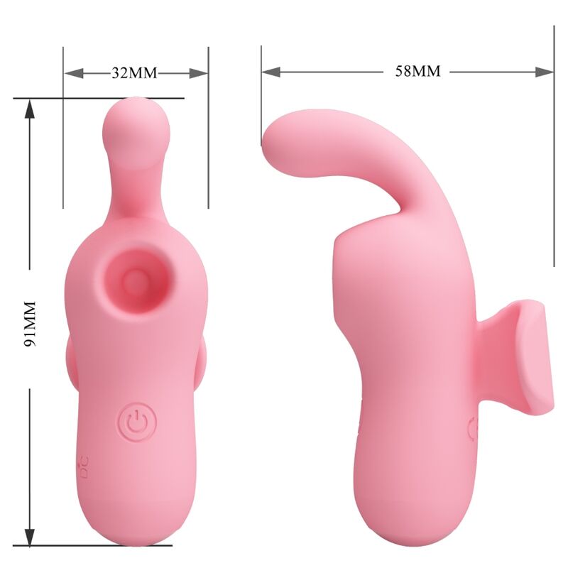 PRETTY LOVE - MINI JOUETS AMUSANTS PAR MAGIC FAIRY VIBRATEUR & SUCCION PRETTY LOVE SMART