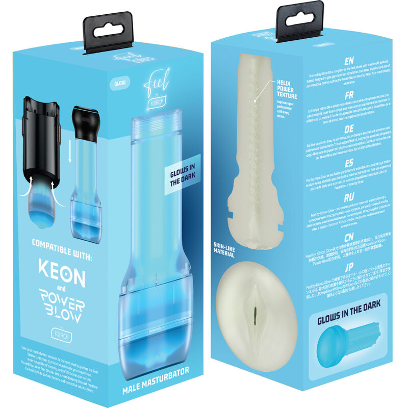 KIIROO - SENTEZ GLOW IN THE DARK STROKER KIIROO