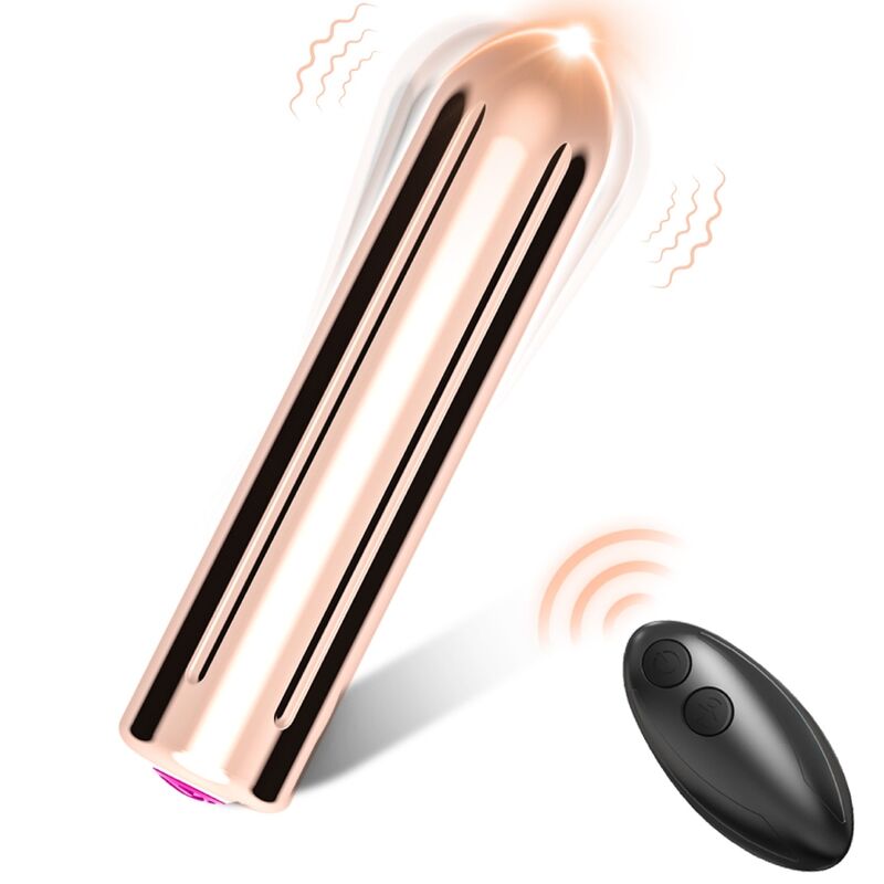 ARMONY - WARHEAD VIBRATOR BULLET TÉLÉCOMMANDE DORÉ 2 CM X 8.8 CM ARMONY STIMULATORS