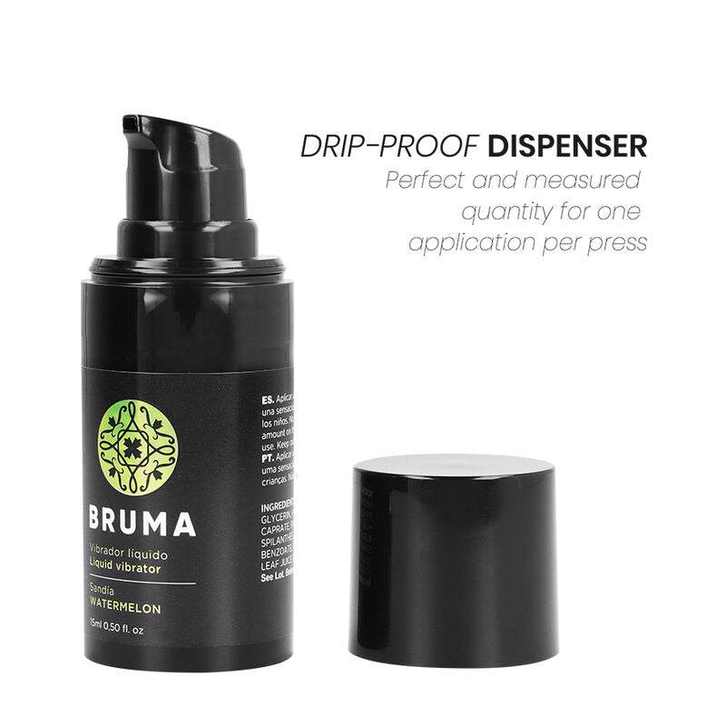 BRUMA - VIBRATEUR LIQUIDE ULTRA GLISSANT Pastèque 15 ML BRUMA