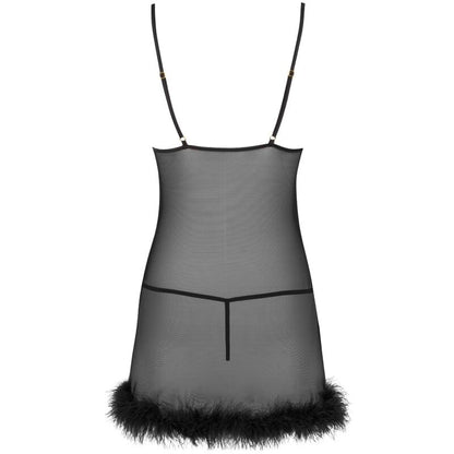 LIVCO CORSETTI FASHION - ENSEMBLE ZERUNAM BABYDOLL + STRING NOIR LIVCO CORSETTI SETS