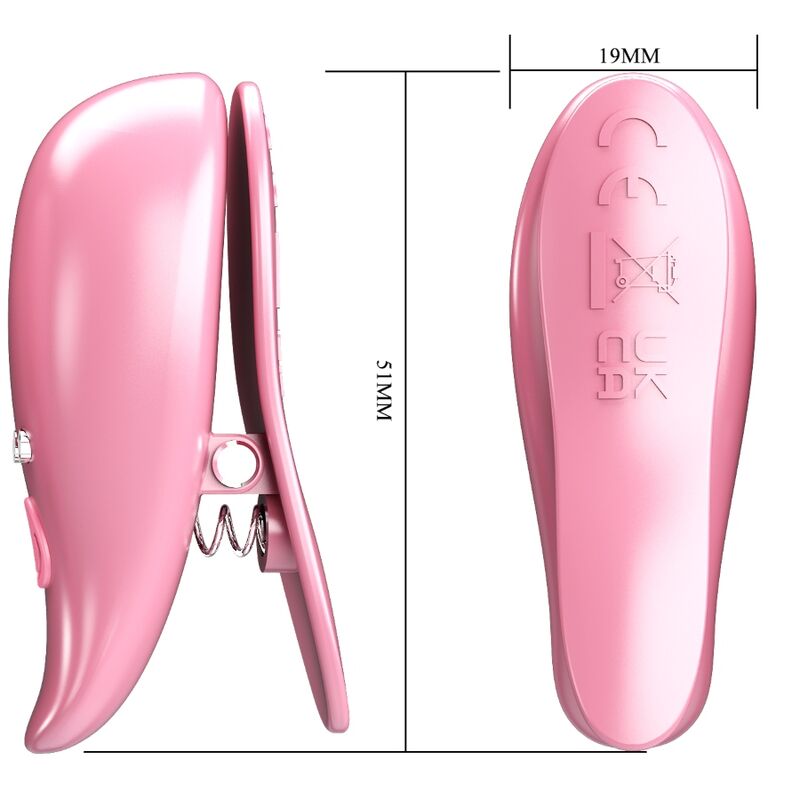 PRETTY LOVE - LEAF PINCES À TÉTON VIBRANT ROSE PRETTY LOVE FLIRTATION
