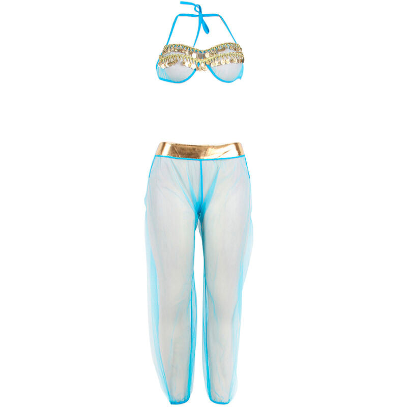 SUBBLIME - ENSEMBLE LINGERIE BLEU STYLE INDIEN L/XL SUBBLIME SETS