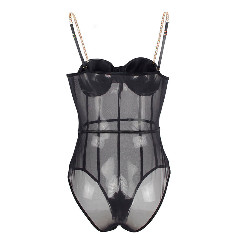 SUBBLIME - BODY NOIR  BRETELLES CHAÎNE S/M SUBBLIME BODIES