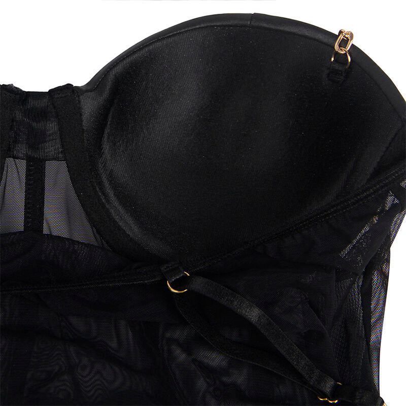 SUBBLIME - BODY NOIR  BRETELLES CHAÎNE S/M SUBBLIME BODIES