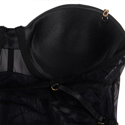 SUBBLIME - BODY NOIR  BRETELLES CHAÎNE S/M SUBBLIME BODIES