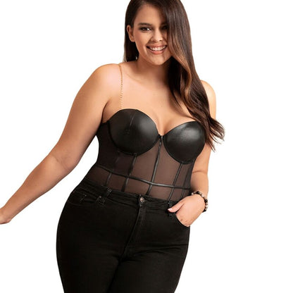 SUBBLIME - BODY NOIR  BRETELLES CHAÎNE L/XL SUBBLIME BODIES
